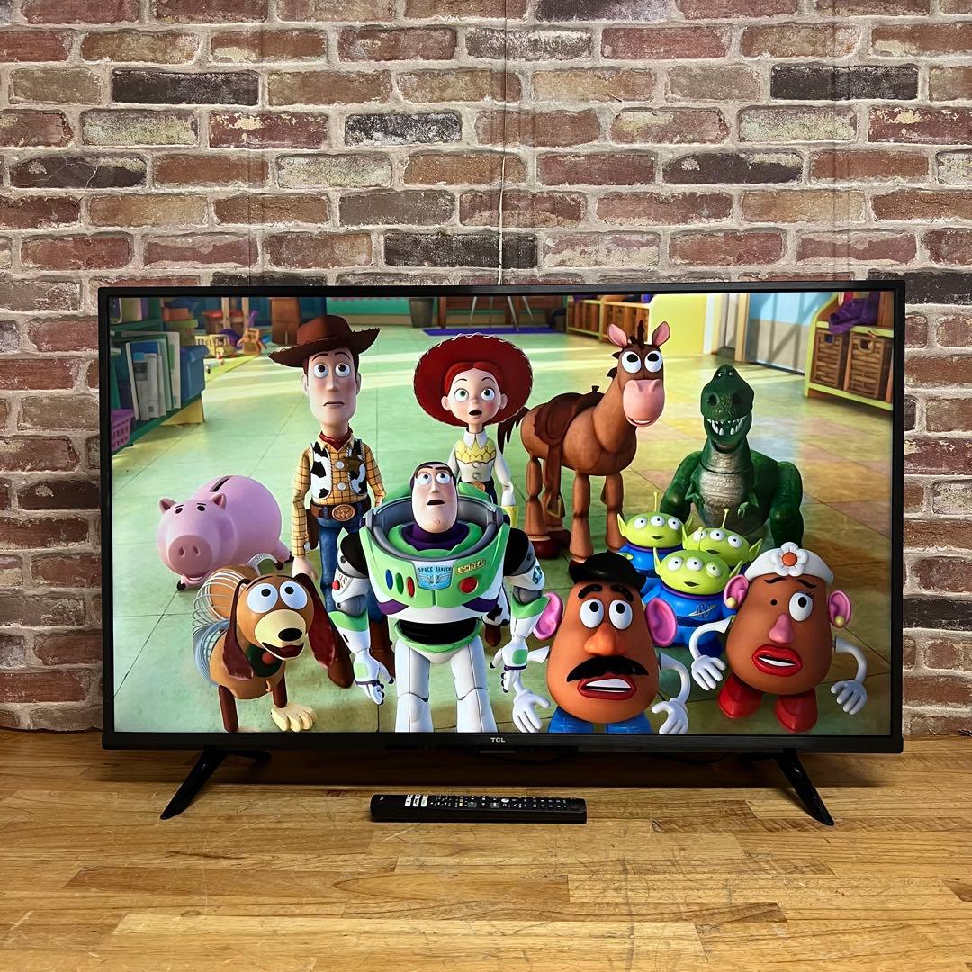 TCL 43V型4K 液晶テレビ スマートテレビ 43P615 動画配信アプリ○