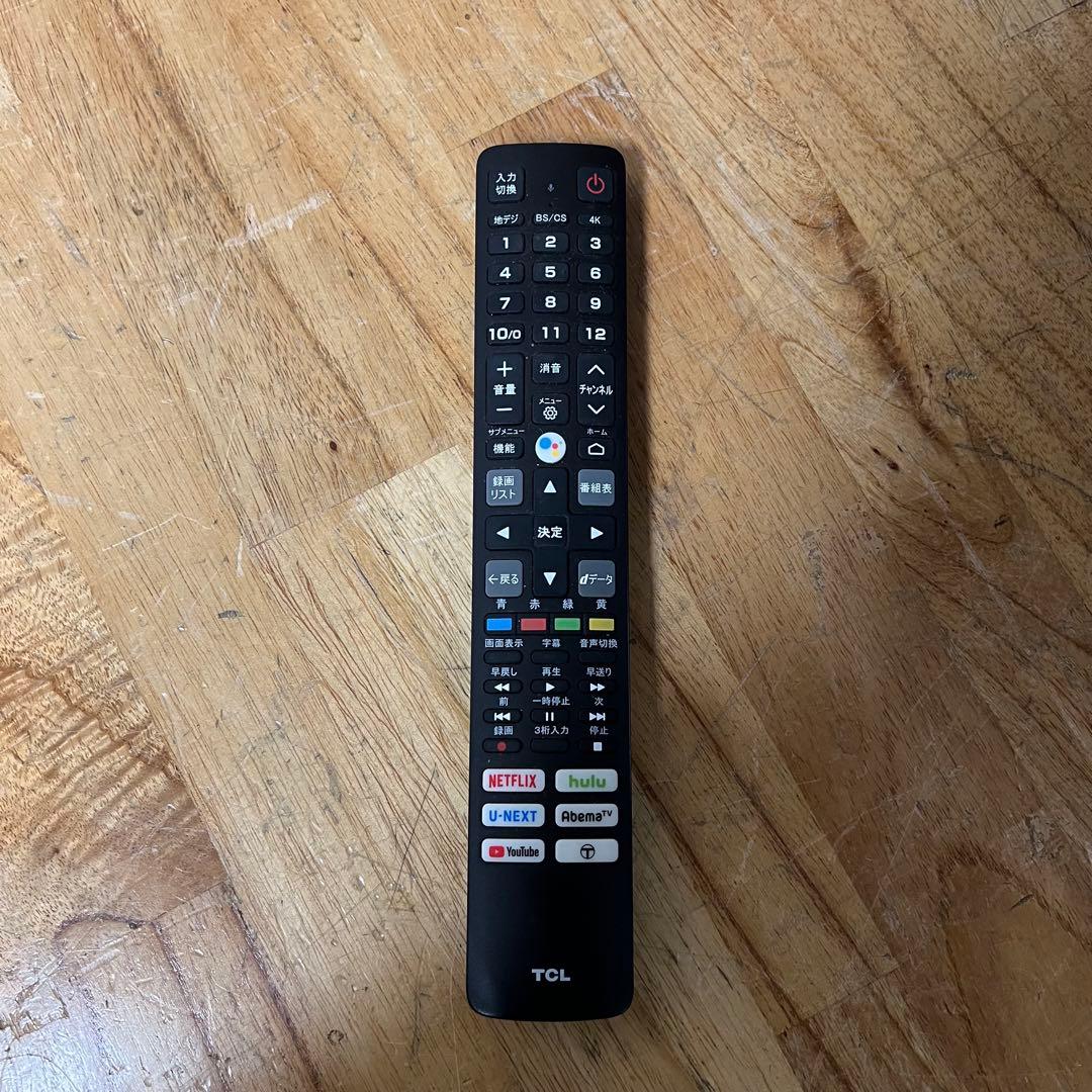 TCL 43V型4K 液晶テレビ スマートテレビ 43P615 動画配信アプリ○