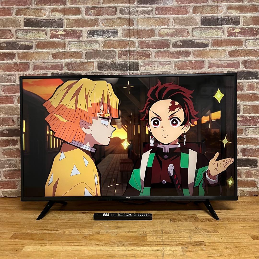TCL 43V型4K 液晶テレビ スマートテレビ 43P615 動画配信アプリ○