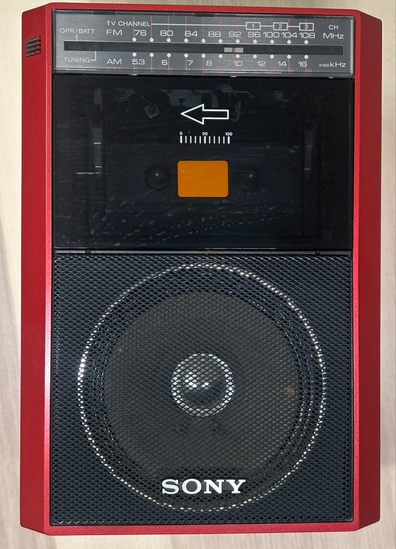 値下げ　希少　ソニー　モノラルラジカセ　CFM-11