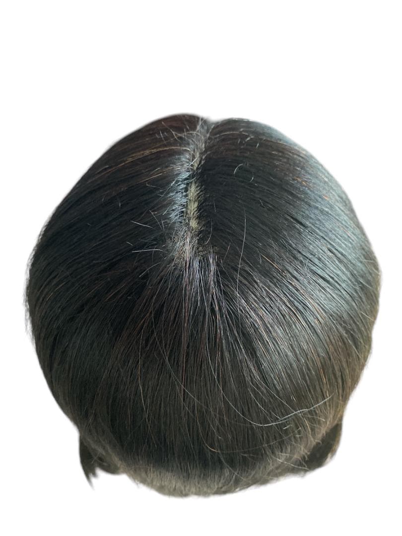 【新品未使用】美容師カットウィッグ練習用　4体　人毛90％