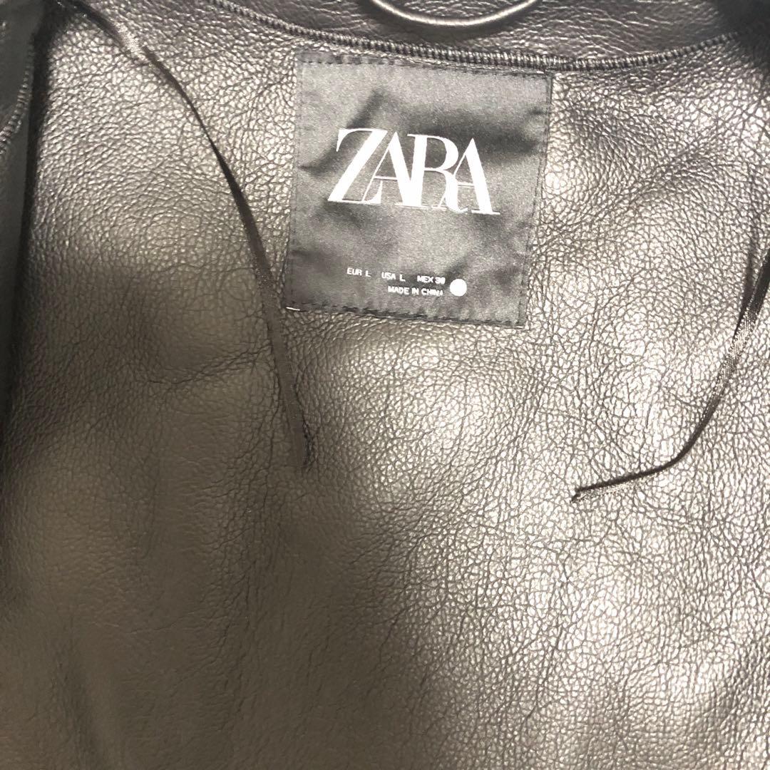 【ZARA美品L】フェイクファージャケット　値下げ不可