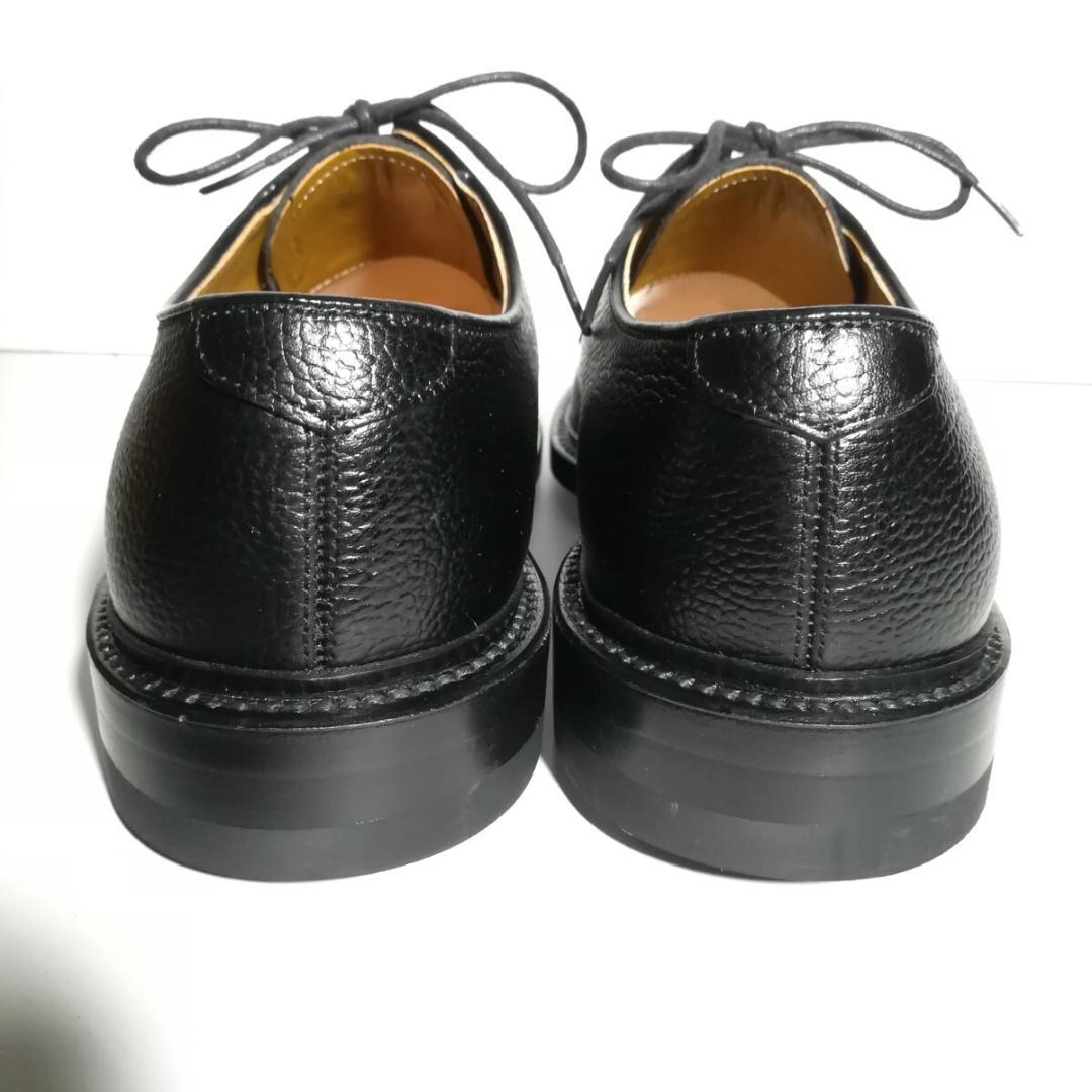 d0359 未使用に近い リーガル シボ革 プレーントゥ 24EE 黒 ブラック
