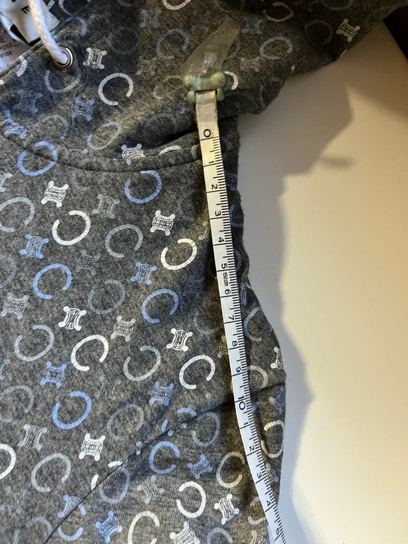 CELINE セリーヌ ジップアップ パーカーL