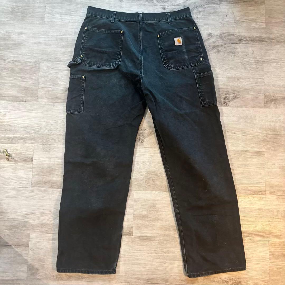 Carhartt B01USA製ダブルニーブラック良フェード ヘルメット#529