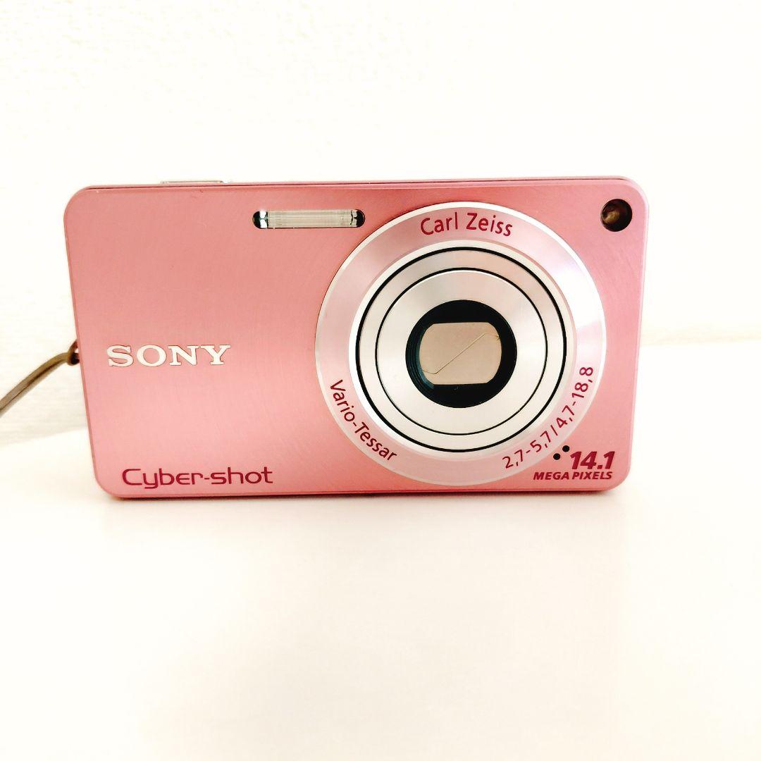 【匿名】ソニーSONY Cyber-Shot DSC-W350 ピンク