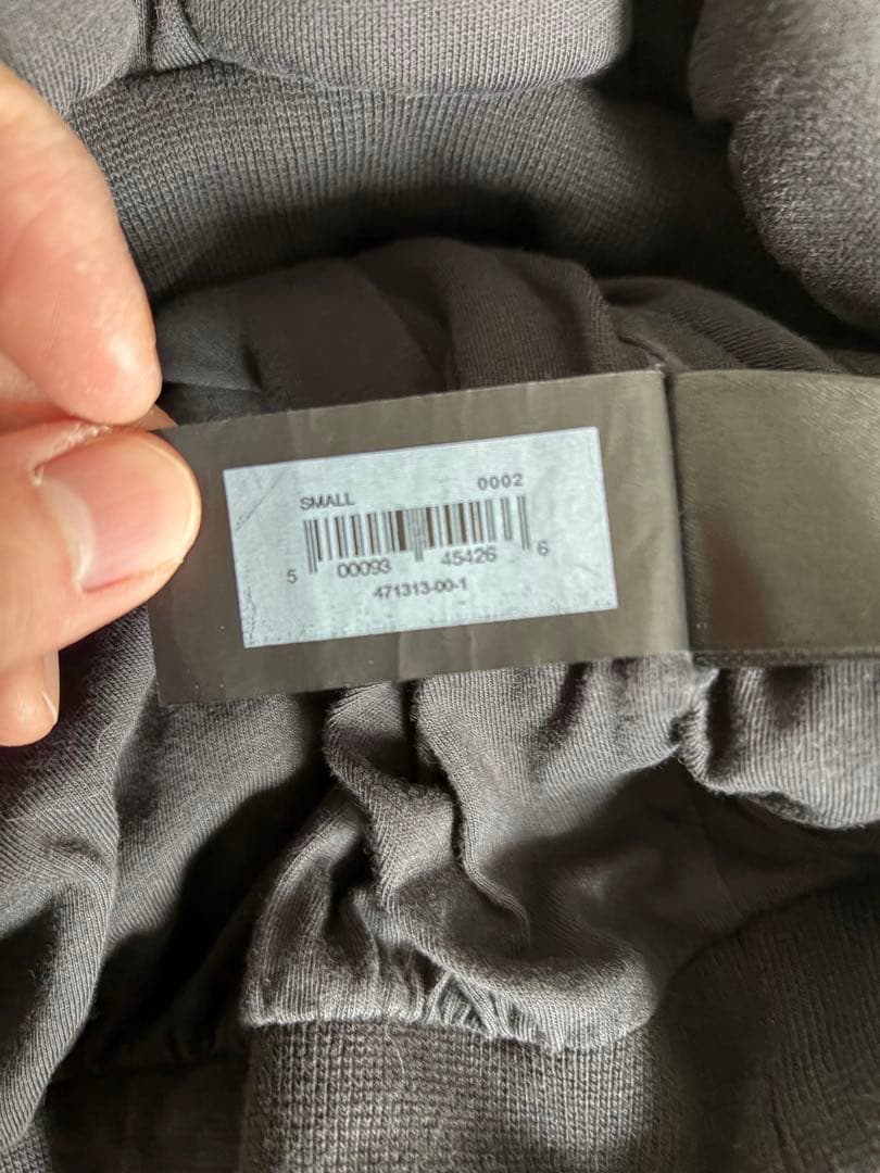 YEEZY×GAP×BALENCIAGA logo hoodie black