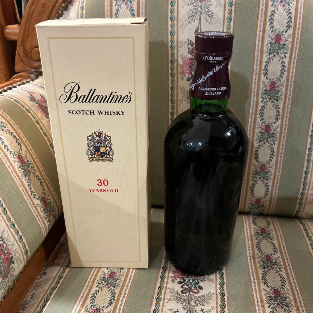 極美品　バランタイン30年茶色キャップ　ダンバートン　80年代