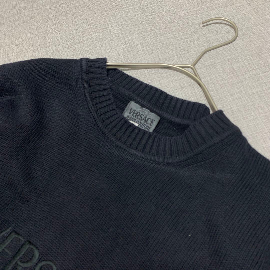 【美品 特大3L！】ヴェルサーチェシーンズクチュール　クルーネックプルオーバー