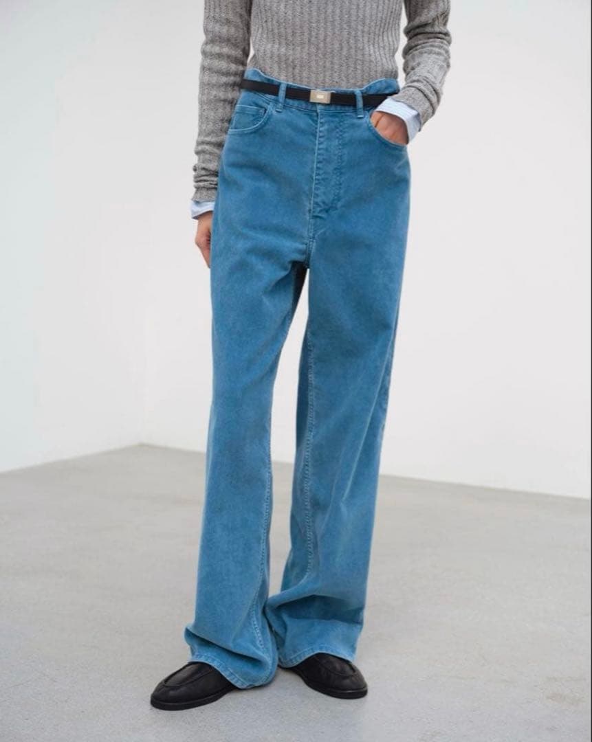 パンツ AURALEE PIGMENT DYE CORDUROY 5P PANTS 3