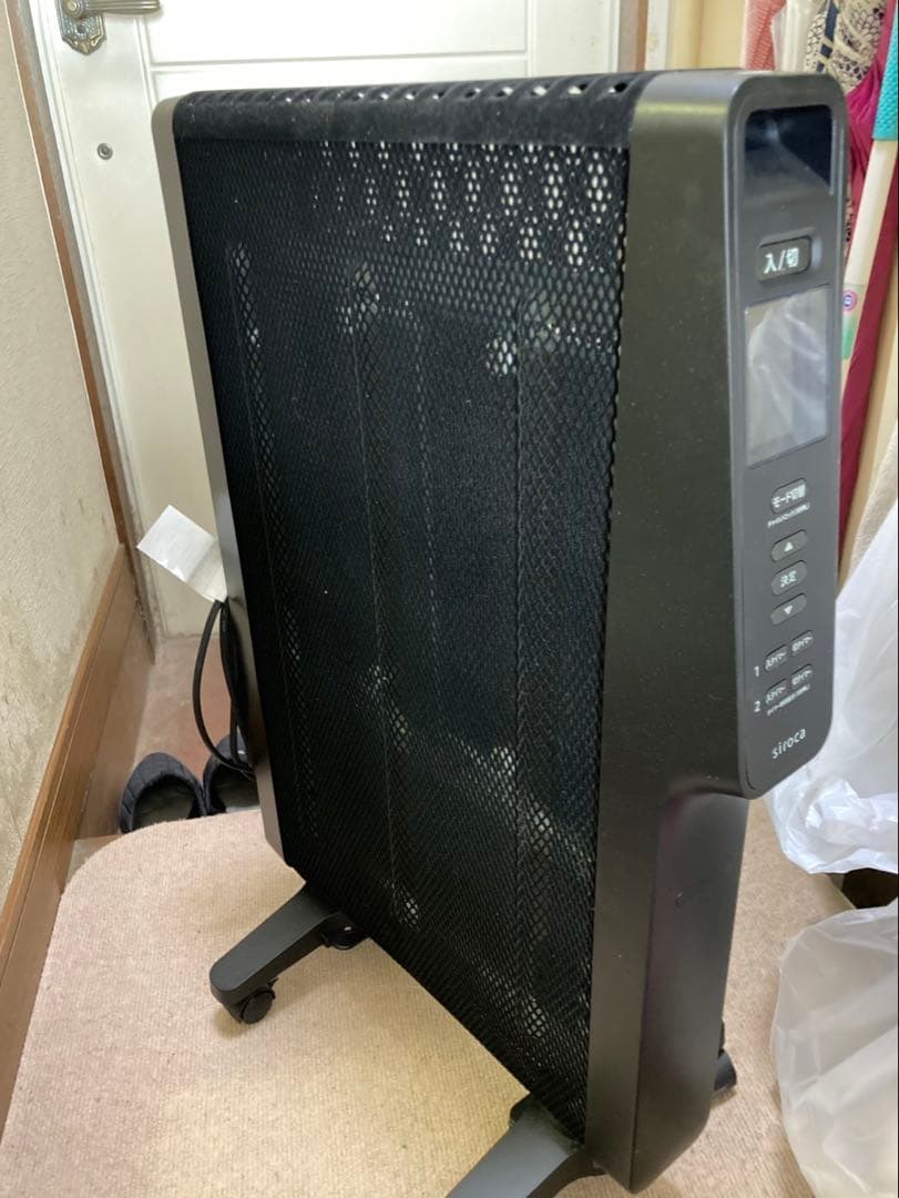 siroca 電気ヒーター 温度表示機能付き