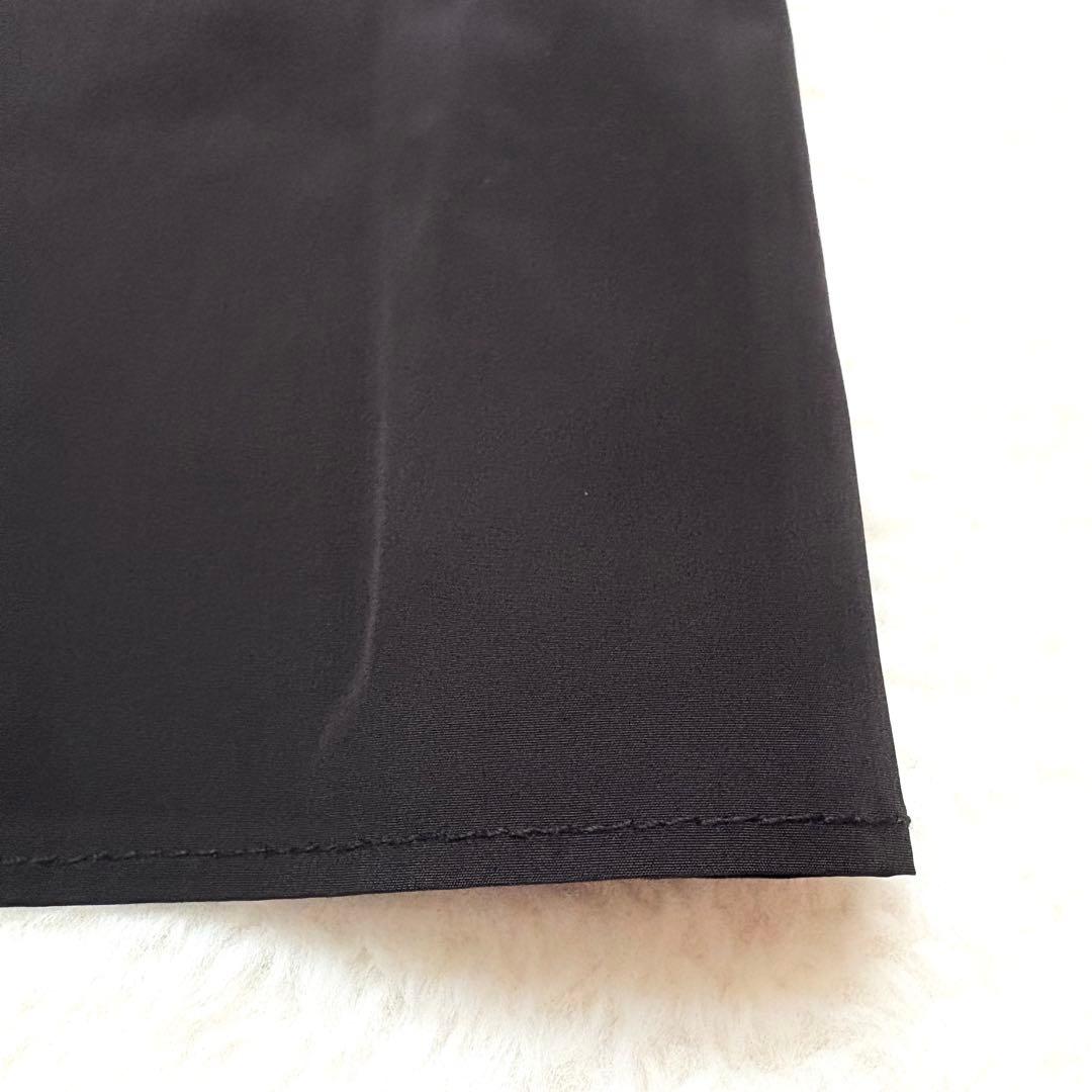 【新品タグ付き】ラグナムーン　ドッキングタフタニットワンピース　ブラック　洗濯◎