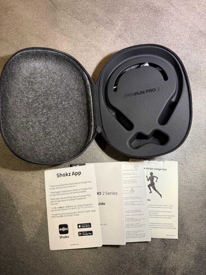 SHOKZ openrun pro2 骨伝導イヤホン ワイヤレスイヤホン　未使用