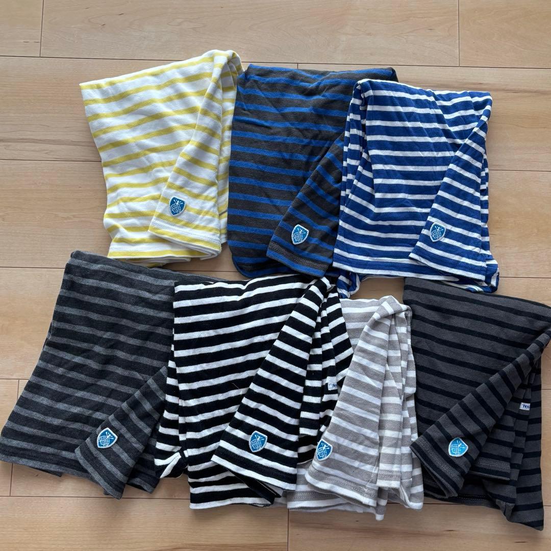 ７枚セット　サイズ１　ORCIVAL オーチバル ストライプ ボーダー 長袖