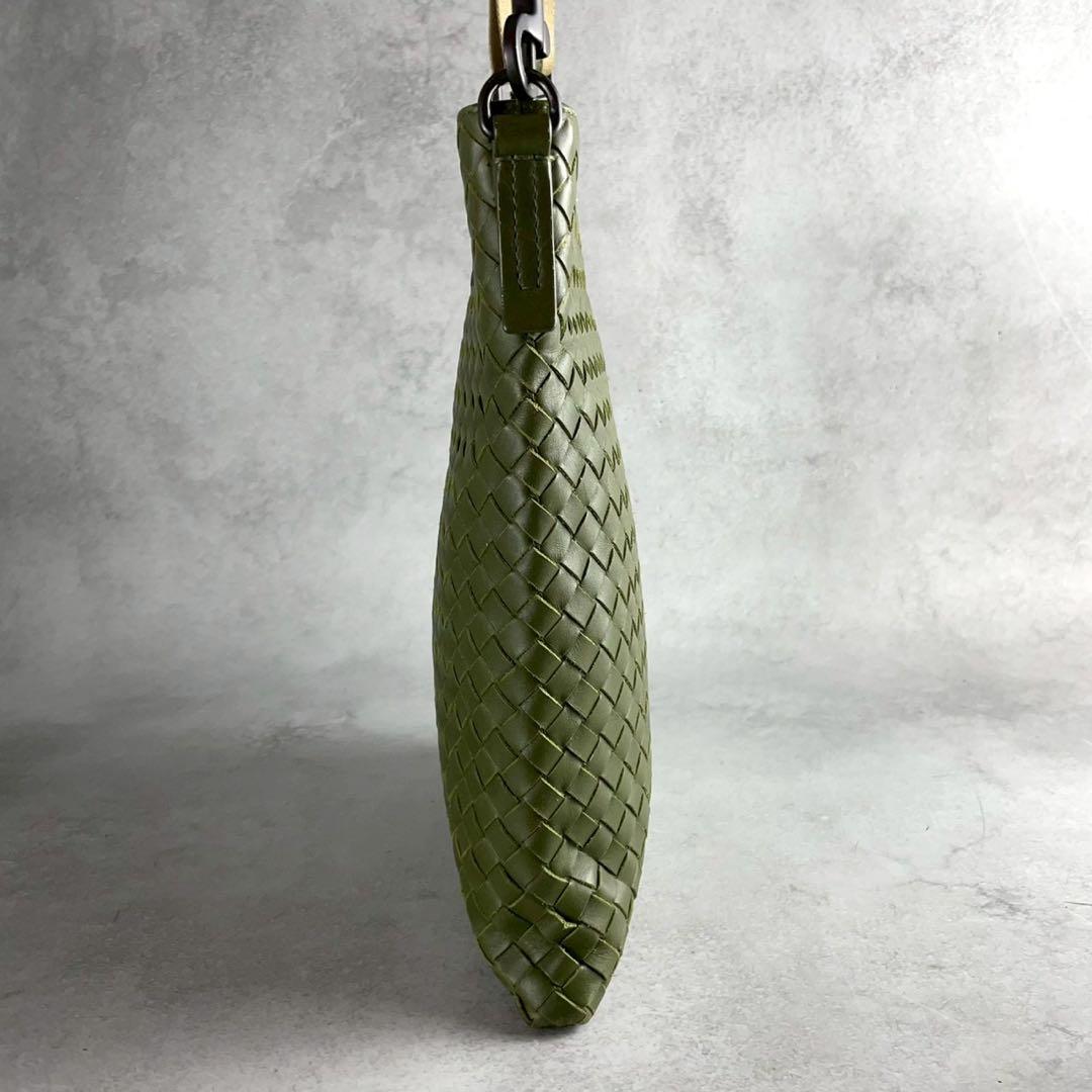 ボッテガベネタ イントレチャート ショルダーバッグ グリーン 276356