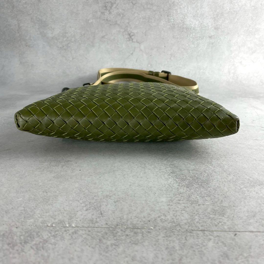 ボッテガベネタ イントレチャート ショルダーバッグ グリーン 276356