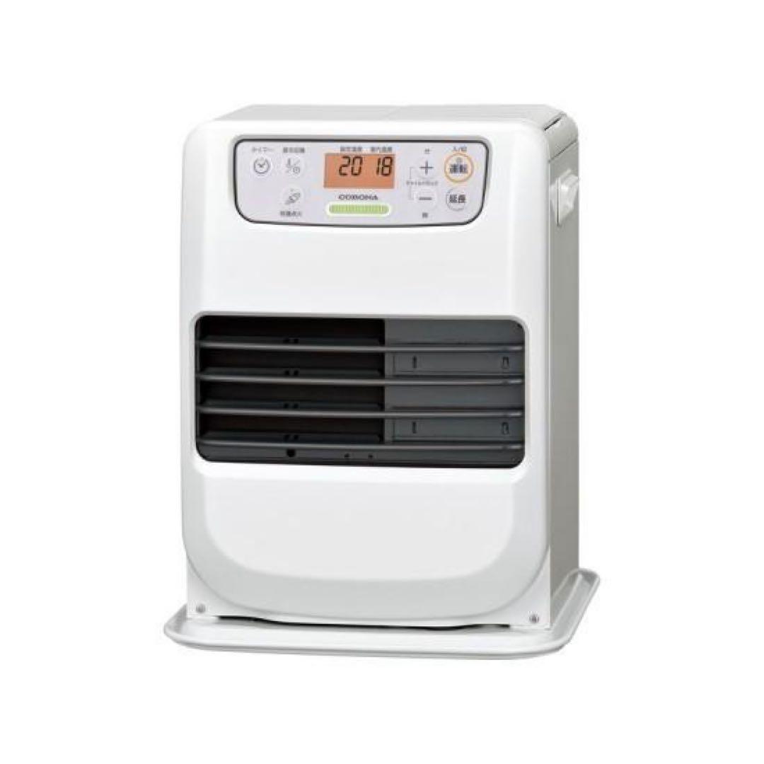 新品未開封コロナ石油ファンヒーターFH-M2521Y-Wマットホワイト