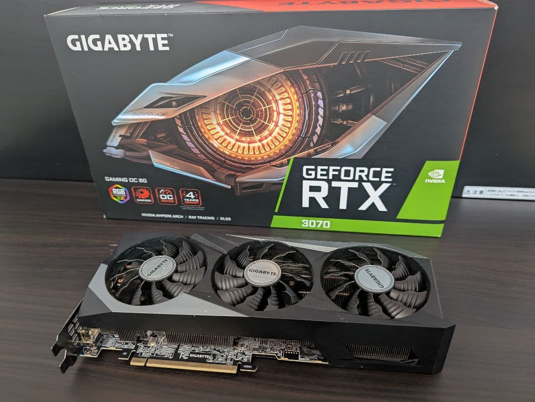 グラフィックボード・グラボ・ビデオカード NVIDIA RTX 3070 Gigabyte
