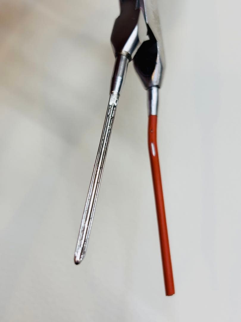 超美品　シルバーアイロン 1.8ミリ超極細アイロン　廃盤品　 /レンツアイロン