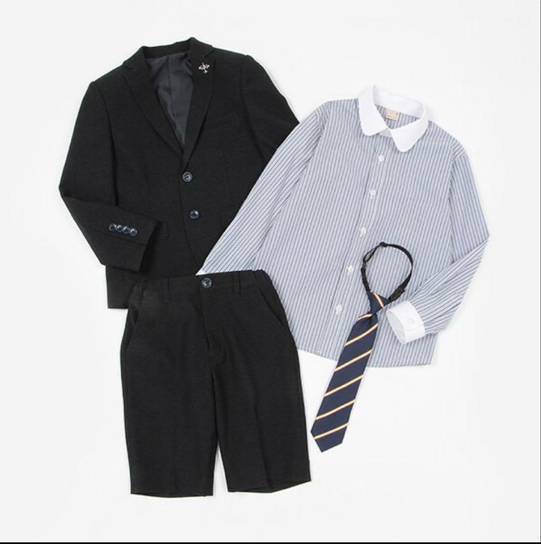 【美品】petitmain フォーマル　入学式　スーツ　130 男の子
