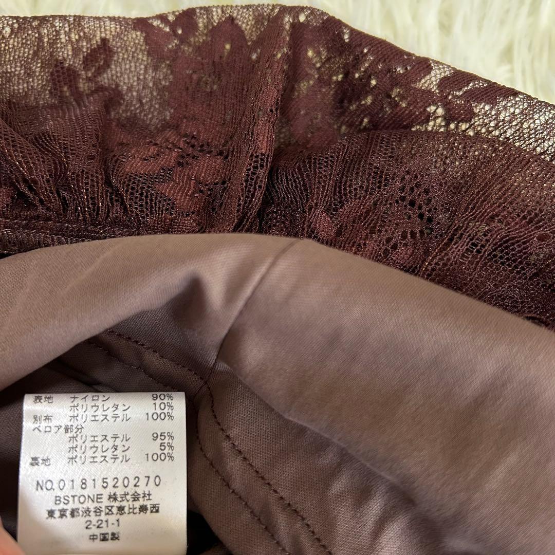 【AMERI】SHEER LACE DRESS シアーレースドレス オケージョン