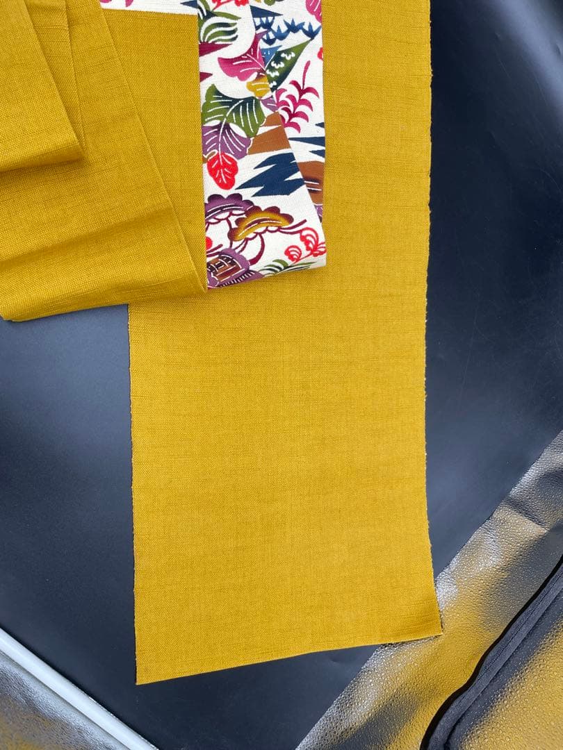 △名古屋帯 洒落帯　高級△ 正絹　紅型　型染　古典柄　293