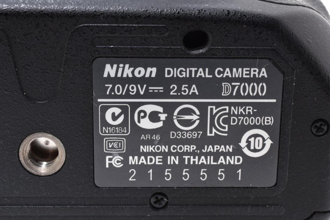 ★撮影枚数7,732枚・美品★ ニコン D7000 ボディ #21125