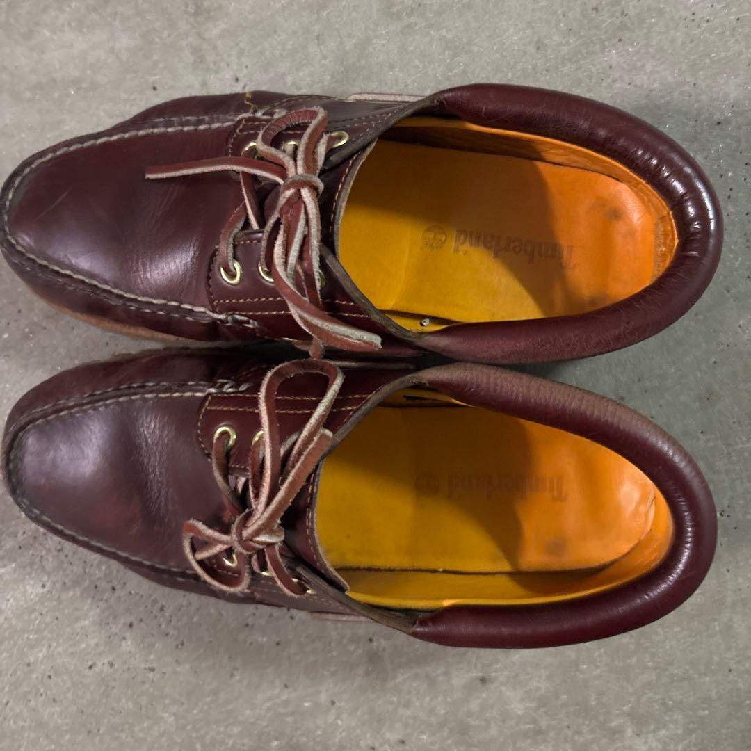 。*様 Timberland 3eye バーガンディ