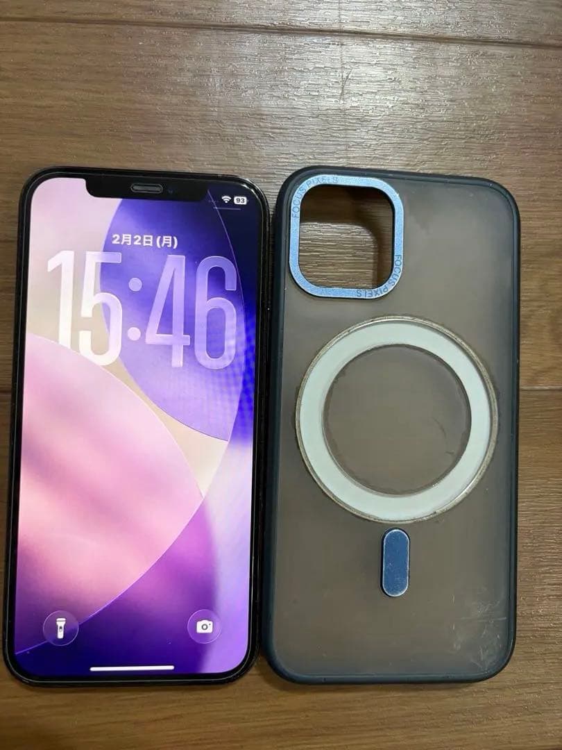 Iphone 12pro 256GB 本体、ケーブル、携帯保護ケース付き