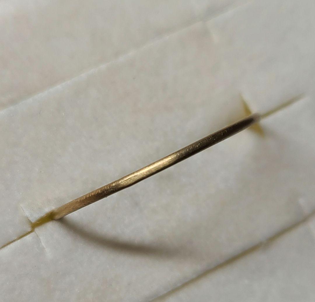 重ねづけにもぴったりです!★18金プレーンリング★