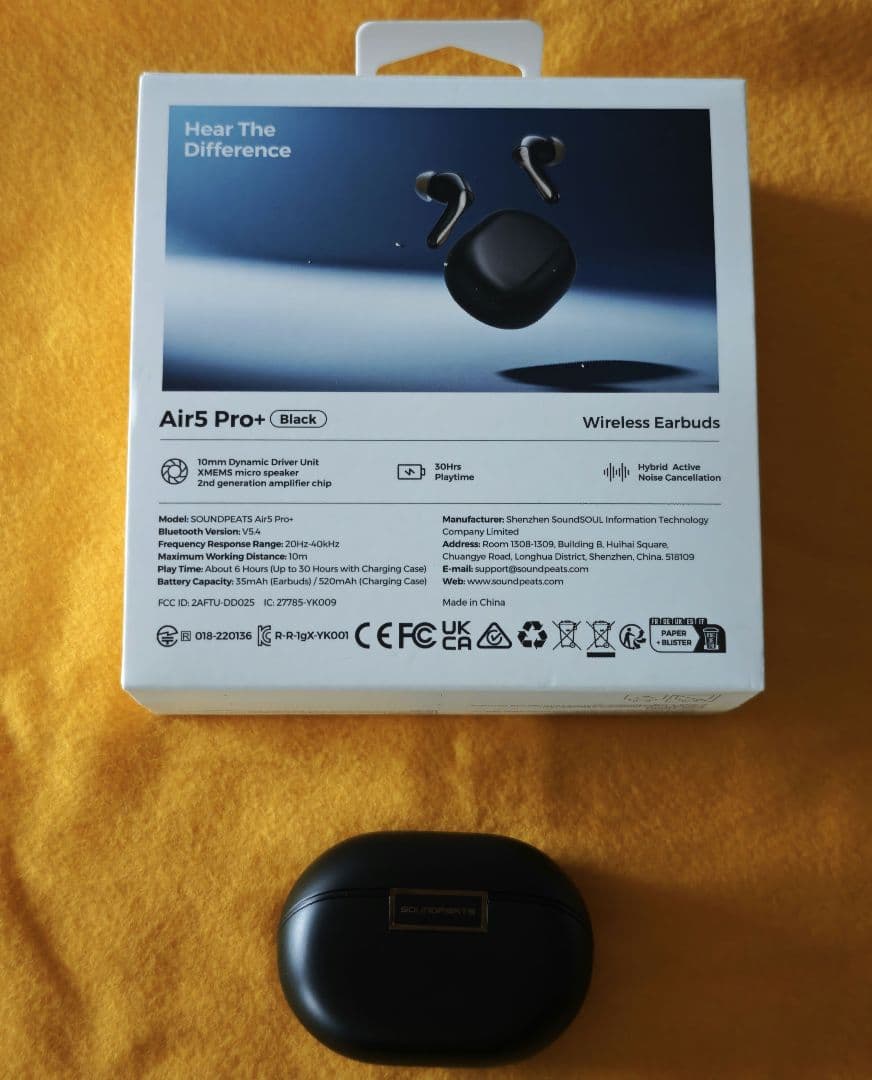 SOUNDPEATS Air5 Pro＋ワイヤレスイヤホン