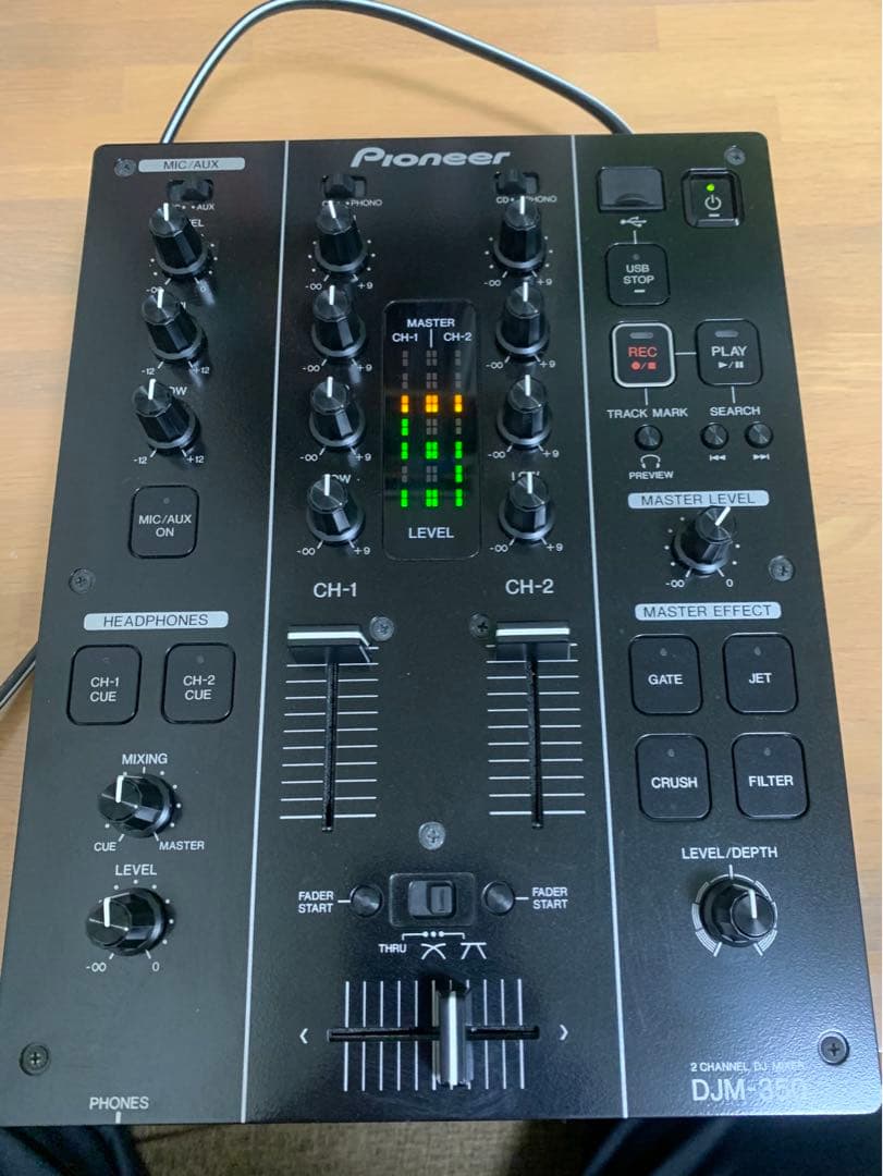 Pioneer DJM-350 2チャンネルDJミキサー
