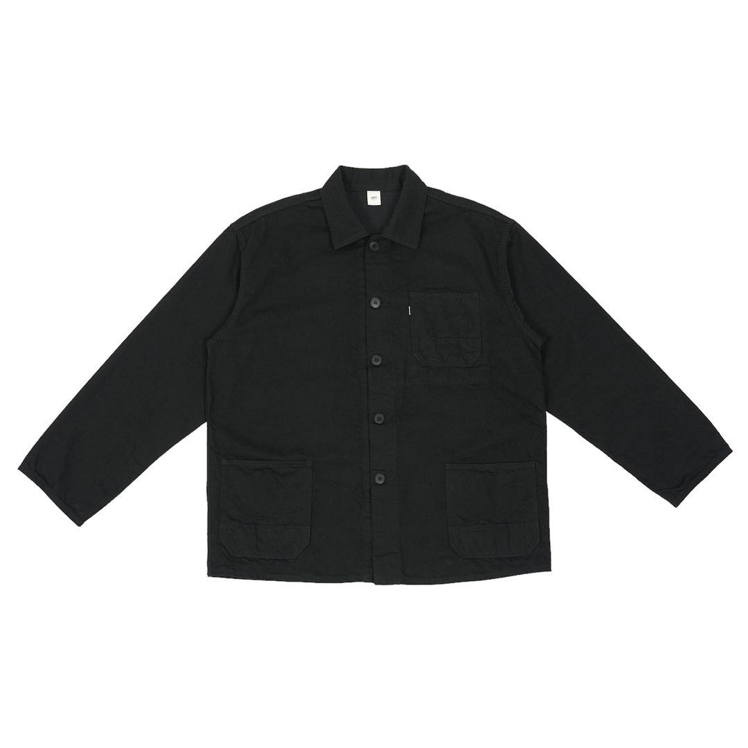 OVY Euro Work Black Denim Jacket Ｌ