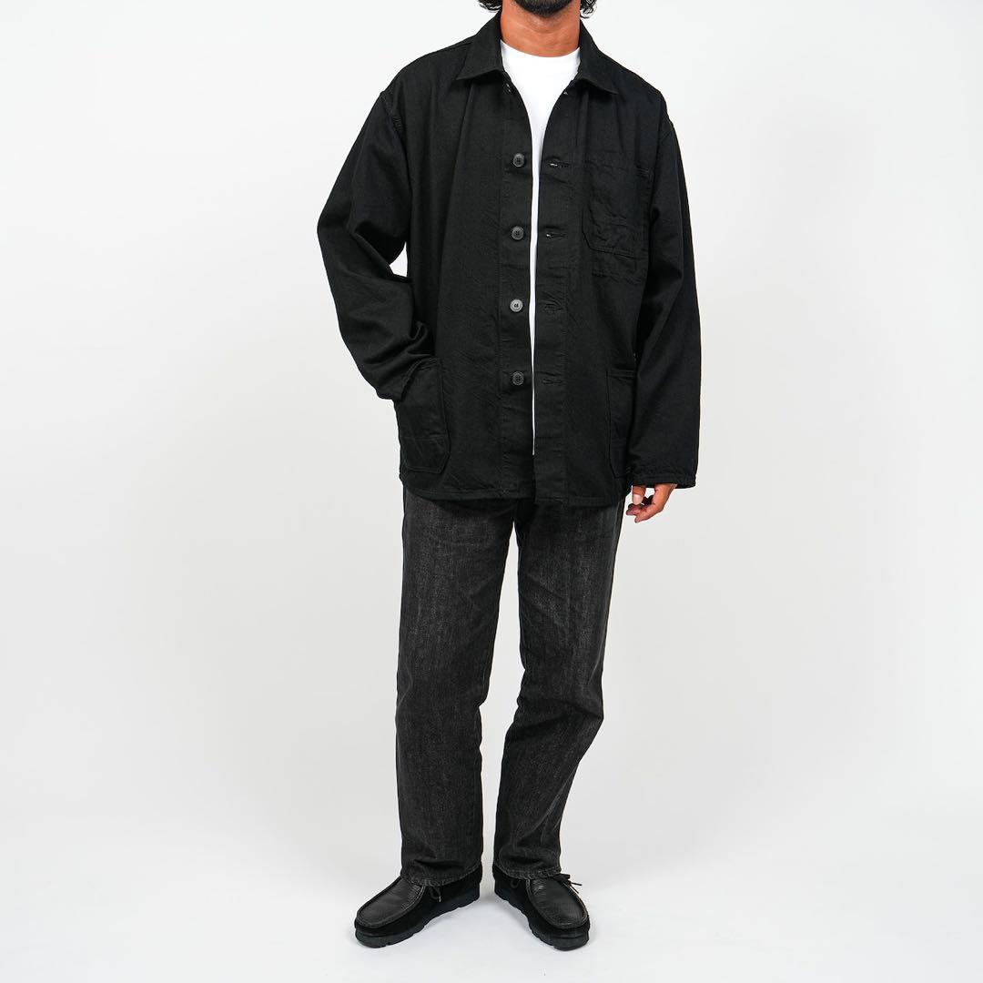 OVY Euro Work Black Denim Jacket Ｌ