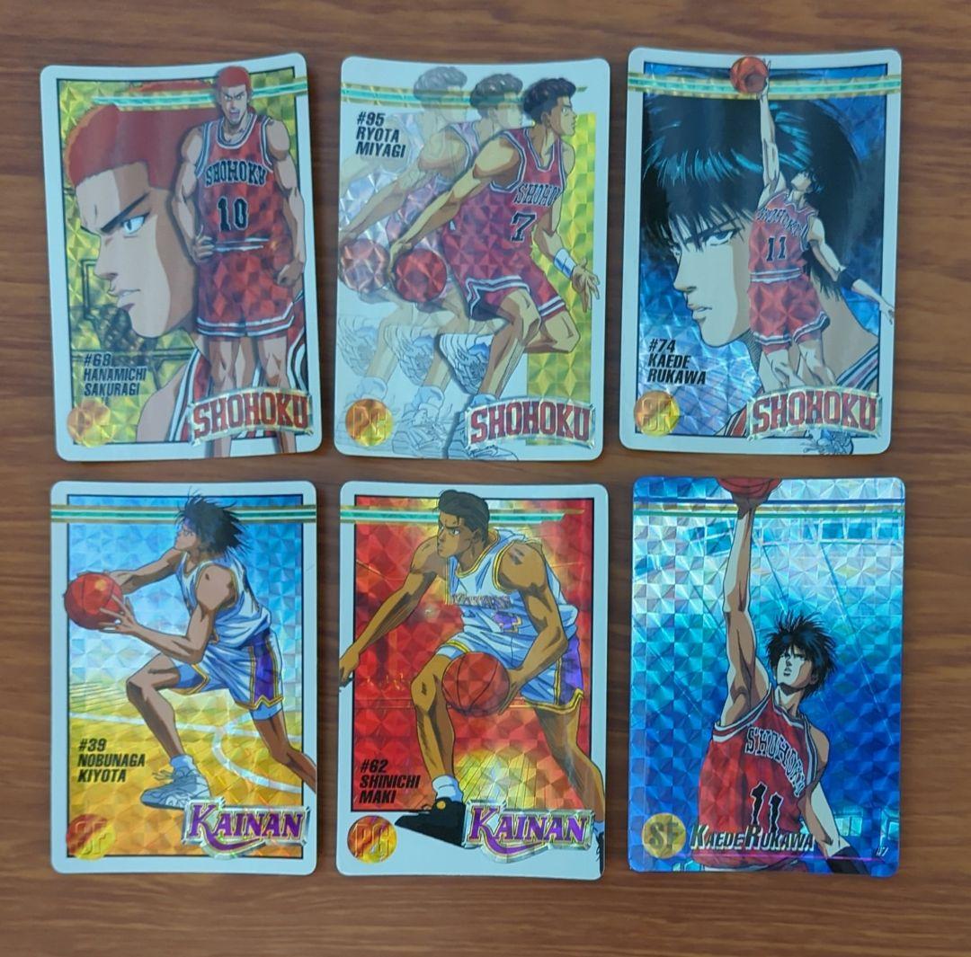 スラムダンク カードダス キラ6枚含む 合計約70枚セット +シール まとめ売り