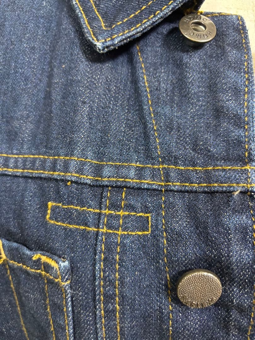 【美品】HARLEY-DAVIDSONデニム Gジャン HDMCワッペン付(M)