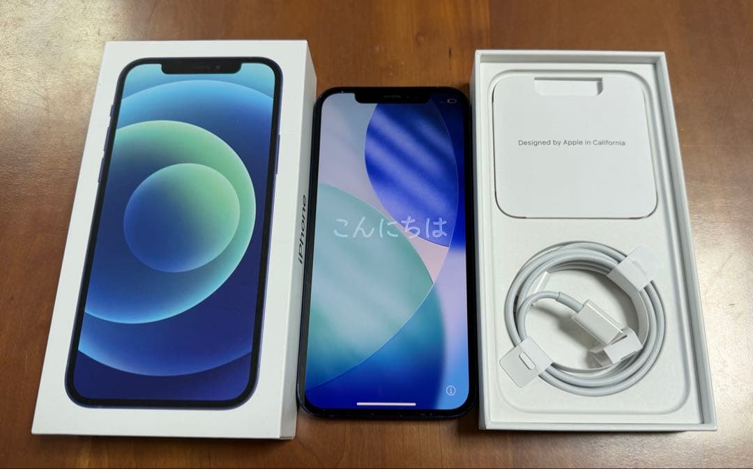 【美品】iPhone12 SIMフリー 128GB 純正バッテリー100%