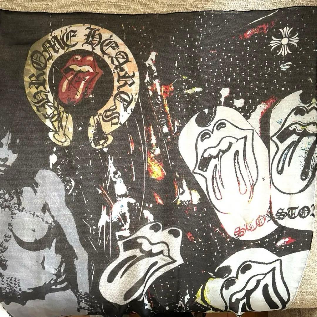 クロムハーツ ローリングストーンズ シルクスカーフ