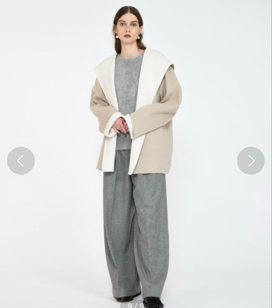 ESTNATION リバーシブルウールコート　36号