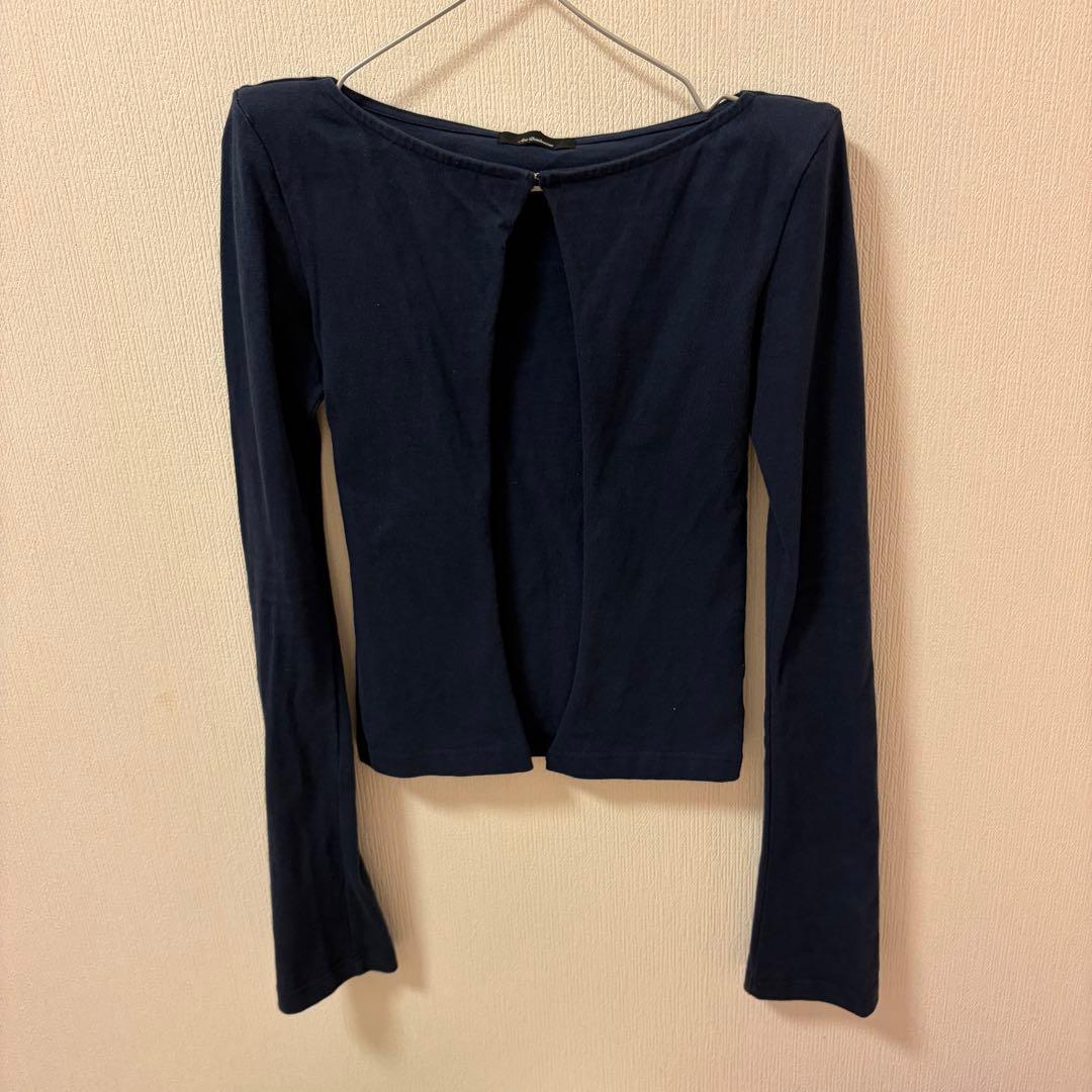 ans dotsloevner アンス　パワーショルダー　tシャツ　カーディガン