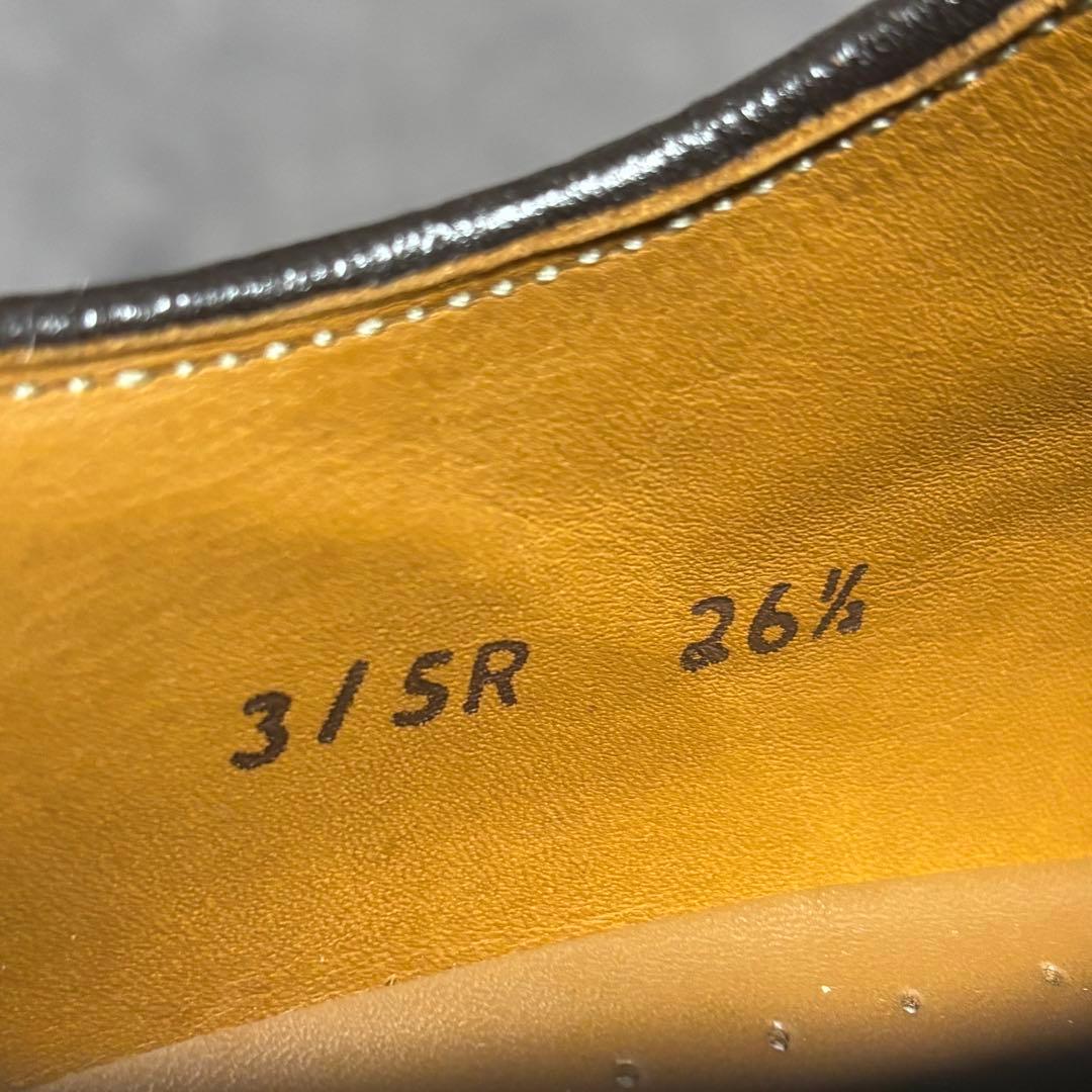 極美品　リーガル　ビジネスシューズ　315R ブラウン　キャップトゥ　2156