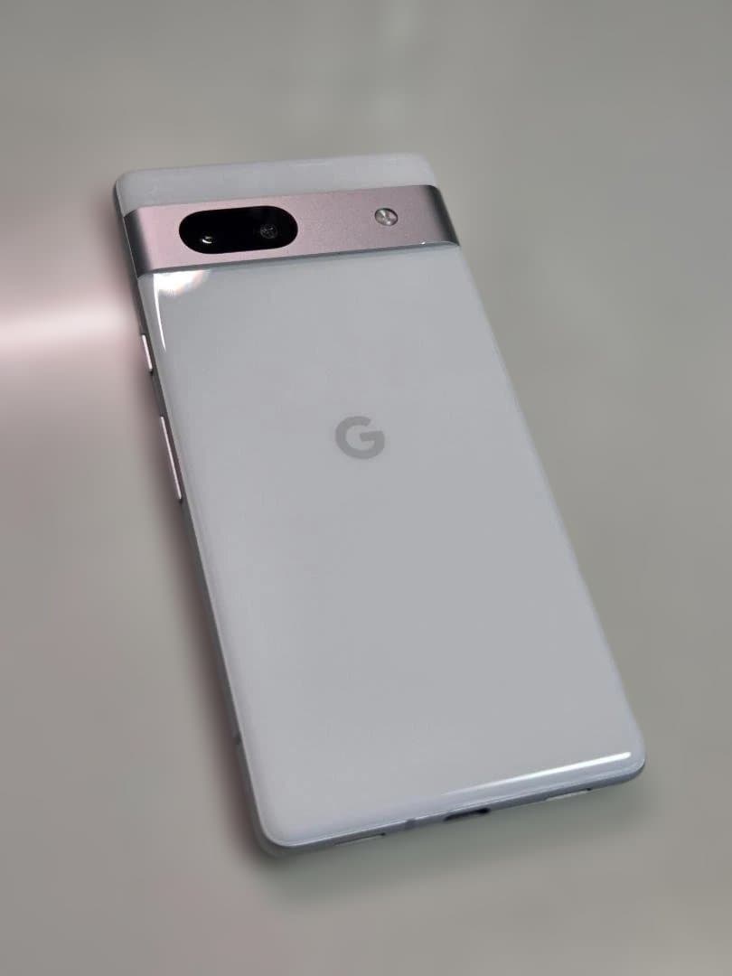 美品 Pixel 7a  ホワイト 128GB（ガラスフィルム付）