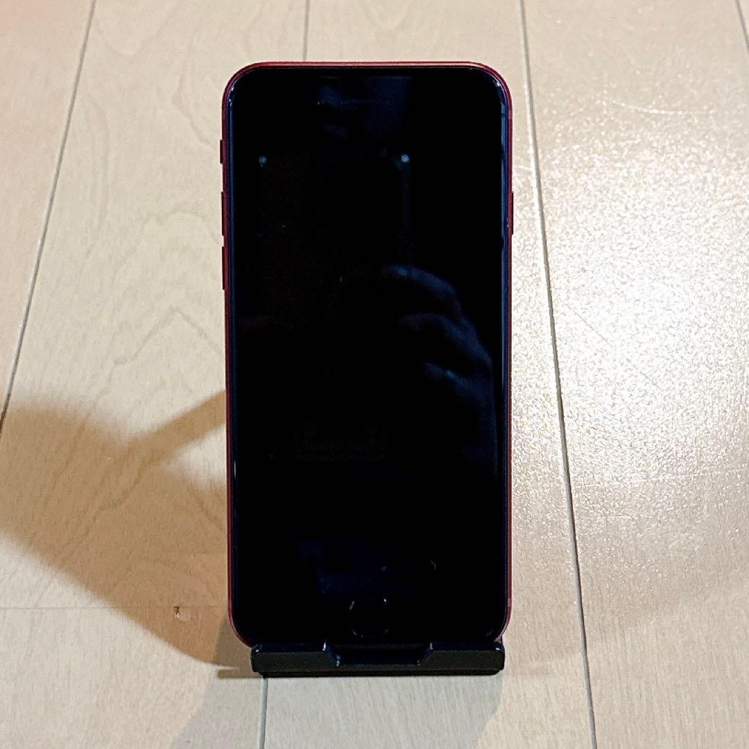 【美品】iPhone SE3 RED 128G SIMフリー　本体のみ