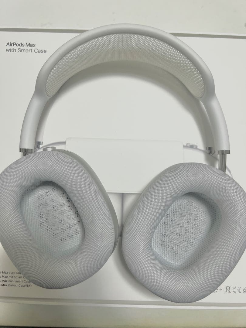 AirPods Maxシルバー 本体AppleCare+ 2026年5月まで有効