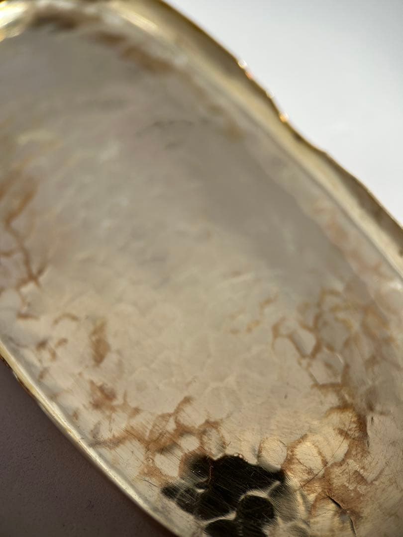 銀製　三越 Mitsukoshi 携帯灰皿 小物入れ 槌目加工 34g