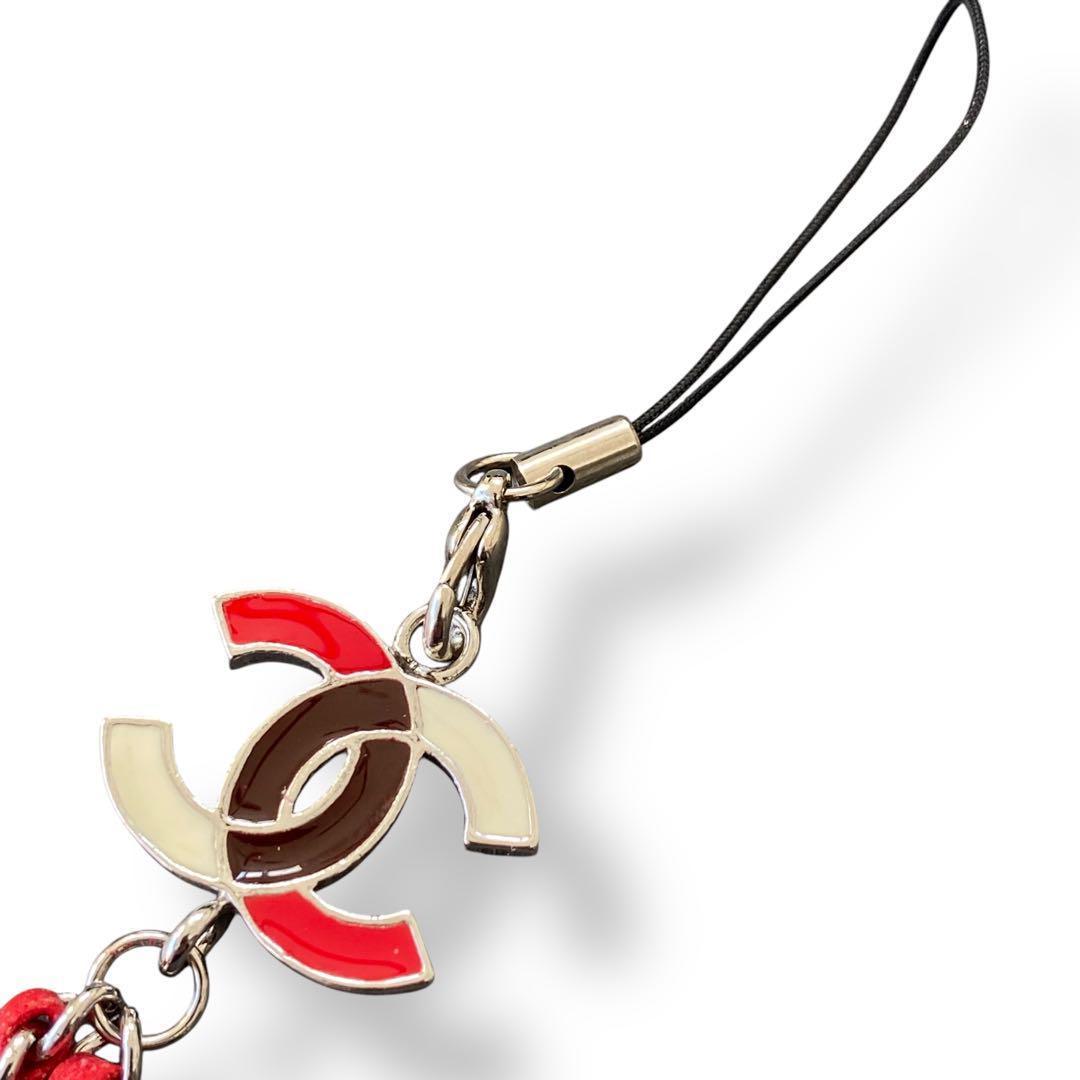 【希少　美品】CHANEL ココマーク　スマホ　ストラップ　キーホルダー