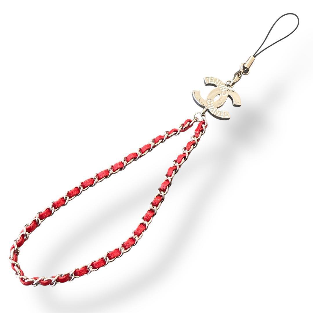 【希少　美品】CHANEL ココマーク　スマホ　ストラップ　キーホルダー