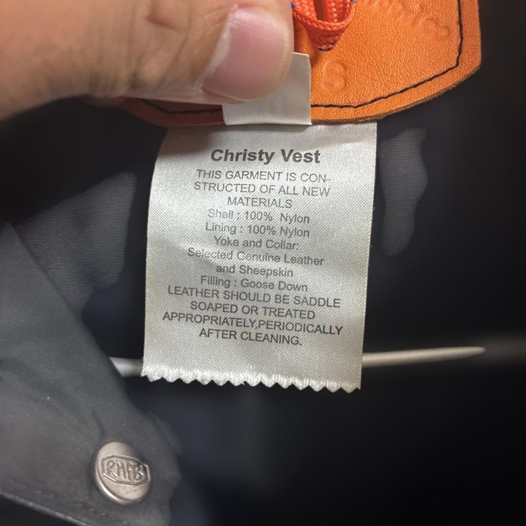 ロッキーマウンテンフェザーベッド ビームス ダウンベスト ブラック 40