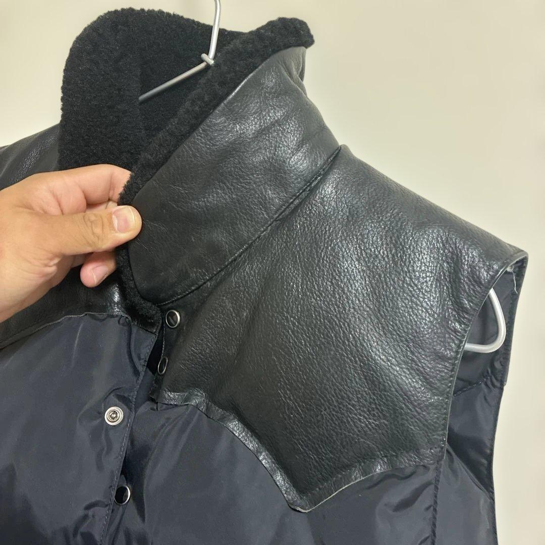 ロッキーマウンテンフェザーベッド ビームス ダウンベスト ブラック 40