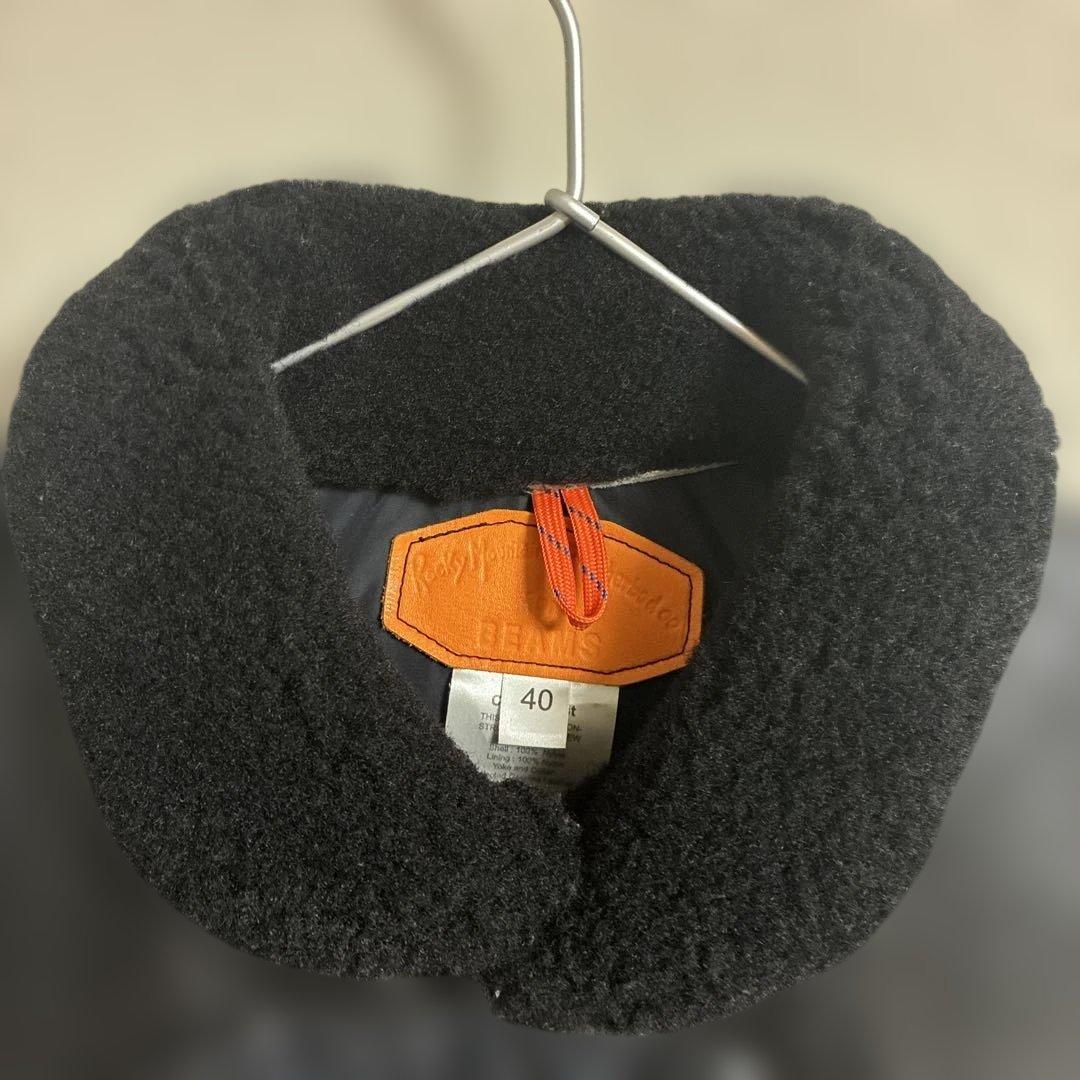 ロッキーマウンテンフェザーベッド ビームス ダウンベスト ブラック 40